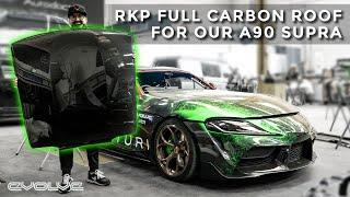 Cutting the roof off our Supra - RKP Carbon Fiber Roof Install