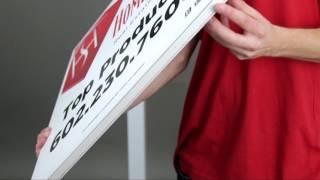 How To Set Up and Install Your HomeSmart Lighted Yard Sign