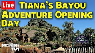 Live: Tiana's Bayou Adventure OPENING DAY at Magic Kingdom -  Disney World Live Stream- 6-28-24