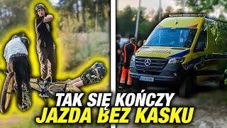 JAZDA BEZ KASKU, czyli KARETKA NA DIRT PARKU 