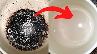 Here's how to save a completely burnt sherpa or pan that has no help