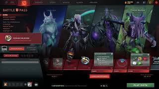 DOTA BATTLE PASS 2022 100 LVL REWARDS SHOWCASE