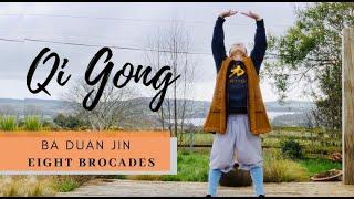 Ba Duan Jin | Eight Brocades | 八段锦 - Guided Breathing - Qi Gong to Strengthen Your Organs & Health