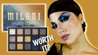 MILANI GILDED COAST PALETTE REVIEW, TUTORIAL & SWATCHES