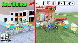 Franklin and Shinchan & His Friends Start New business in INDIAN BIKE DRIVING 3D For Buy New House