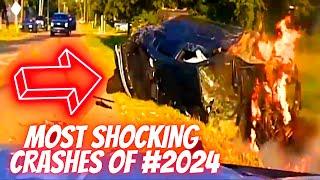 2024's Most Dramatic Car Crashes - PART 8: Caught on Camera!