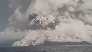 Hunga Tonga volcano   January 14 2022