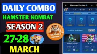 HAMSTER KOMBAT GAMEDEV DAILY COMBO | HAMSTER KOMBAT DAILY COMBO | 27-28 MARCH HAMSTER DAILY COMBO