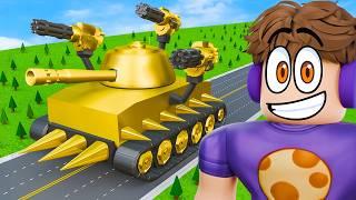 building the MOST DEADLY TANK in roblox build a car