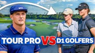 Challenging Two D1 Golfers To A Match | Bryson DeChambeau