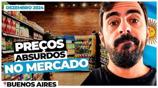 MERCADO em BUENOS AIRES com PREÇOS ABSURDOS? [DEZEMBRO 2024] - ARGENTINA ESTÁ CARA? [PREÇOS]