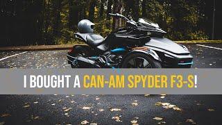 I Bought A New Can-Am Spyder F3-S Special Series! (First Impressions)