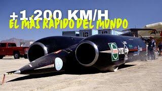 Thrust SSC, el auto más rápido del mundo +1,200 km/h 