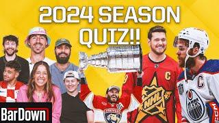 CAN YOU PASS THIS QUIZ ON THE 2024 NHL SEASON?