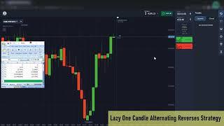 Easiest Binary Options Strategy | One Minute Trading With Lazy One Candle Alternating Reverses