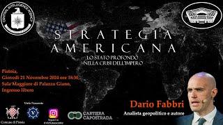 Strategia americana. Geopolitica degli Stati Profondi. Trump, Musk. Confronto con Dario Fabbri