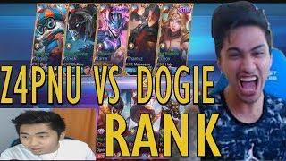 NA 3-0 SI DOGIE SA RANK KALABAN SI Z4PNU | Mobile Legends Philippines