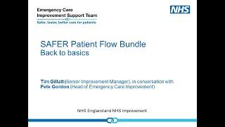 ECIST Bitesize Podcast Series - SAFER patient flow bundle, back to basics