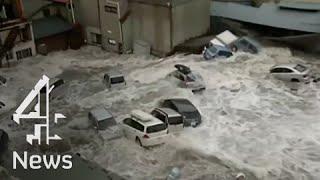 Tsunami video - Miyako City, Iwate
