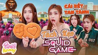 PINKY CHƠI TÁCH KẸO SQUID GAME VỚI MEENA | Cái Kết Tan Tành | PINKY HONEY