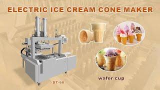 Wafer Cone Making Machine|Automatic Ice Cream Sugar Cone Making Machine|Wafer Cup Making Machine