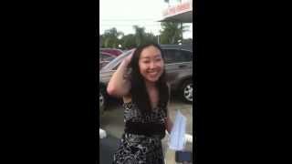 Catherine Poon shopping for a car