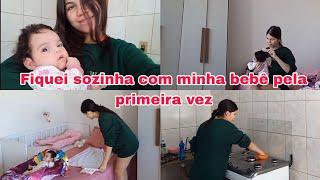 ROTINA SOZINHA COM MINHA BEBÊ -MÃE AOS 16