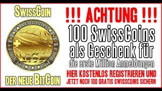 Swisscoin Präsentation und Registrierung