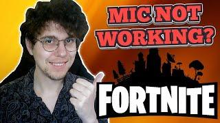 How To Fix Mic Not Working in Fortnite (PC)