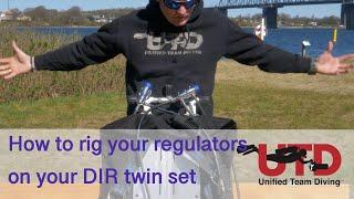 How to configure your first and second stage on your DIR regulator system for a twinset.