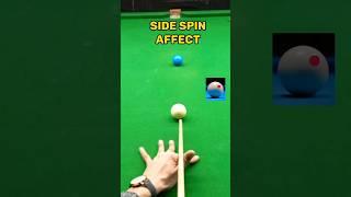 How to Play with Side Spin?#tipsandtricks #snooker #billiards #shorts