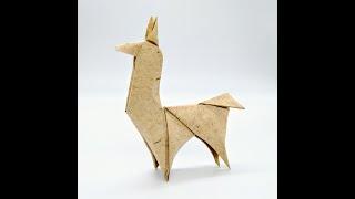 Origami Lama Anleitung deutsch (Design: Gregor Müller)