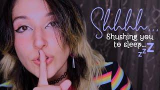 ASMR  Shh Shh Shh! | Gently Shushing You to Sleep | Close up, No Talking ~