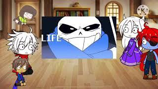 Undertale reacts to sans vs jevil (now with newfound effort)￼