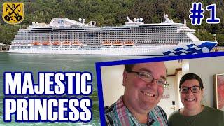 Majestic Princess Pt.1 - Embarkation Day, Alfredo's Lunch, Sailaway Party, Alaska SeaLife Center