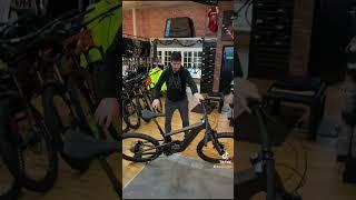 The drop test of a $15,000 Ebike that almost caused problems!   #shorts #ebike #fyp #mtb