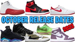 OCTOBER 2023 AIR JORDAN + NIKE RELEASE DATES 