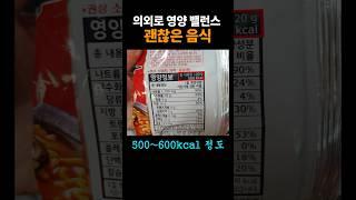 의외로 영양 밸런스 괜찮은 음식