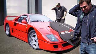 Did We Ruin A Classic Car? £1 MILLION Red Ferrari F40 wrapped Grey!