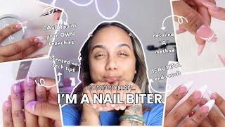 EASY DIY French Nails  How To Create PERFECT French's every time! DIY Nails/ ASMR NAILS