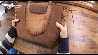 Leather Tote Bag First Look