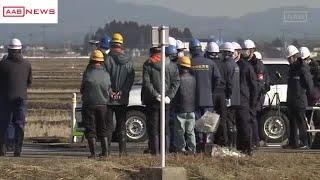 ７日に下水道工事の３人がマンホール内で倒れ死亡　警察が事故の状況を調べる実況見分　秋田・男鹿市 (2025/03/10 20:13)