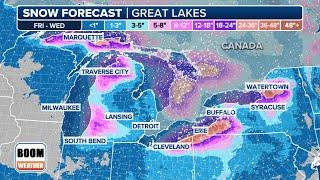 Dangerous Arctic Outbreak Threatens 230 Million As Feet Of Snow Expected To Bury NY To Michigan