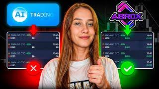 AI TRADING TRASH  USE THE ABROX BOT LINA BINARY | TRADING BOT BINARY OPTIONS | BINARY TRADING BOT