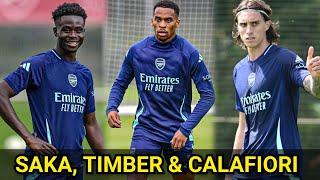 BREAKING️Bukayo Saka, Timber & Calafior Return To Training Today, Odegaard Returns! Date, Arsenal