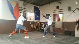 Double Escrima Sticks Sparring