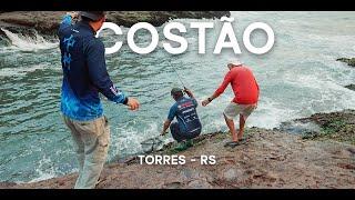 A BELEZA E OS PERIGOS DO COSTÃO DE TORRES! Pescaria de Robalo