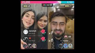 7 January, 2025 Haider shah VS Kainat Qureshi Funny Moments in TikTok live Match