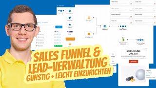 Sales Funnels, CRM, E-Mail Marketing Automation  Anfänger & Profis als günstige Alternative 