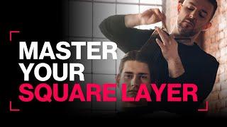 Square Layer with Graduation: Expert Tips and Techniques with Master barber Alan Beak